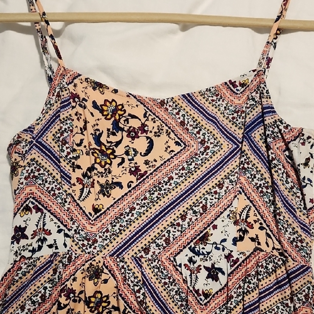 H&M Peach Patterned Mini Dress - Picture 2 of 7